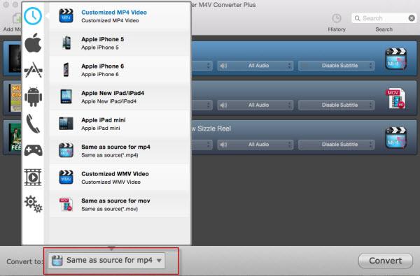 noteburner m4v converter output in spanish