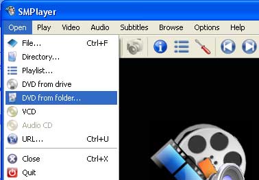 After copying DVD to hard drive, use SMPlayer to play DVD folder on hard drive.