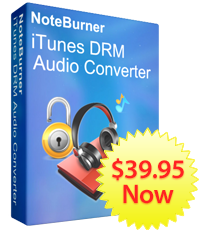 noteburner itunes drm audio converter for windows 50% off